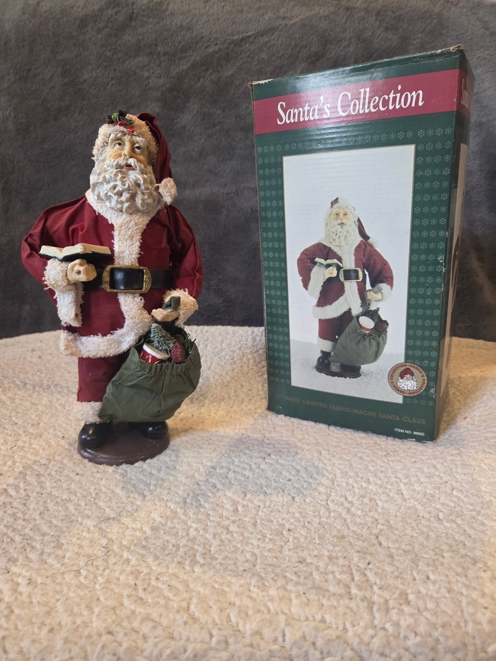 Red and Green Santa Figurine